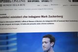 Der Spiegel: Zuckerberg indagato assieme ai vertici Facebook. Non rimossi minacce morte e negazioni Olocausto